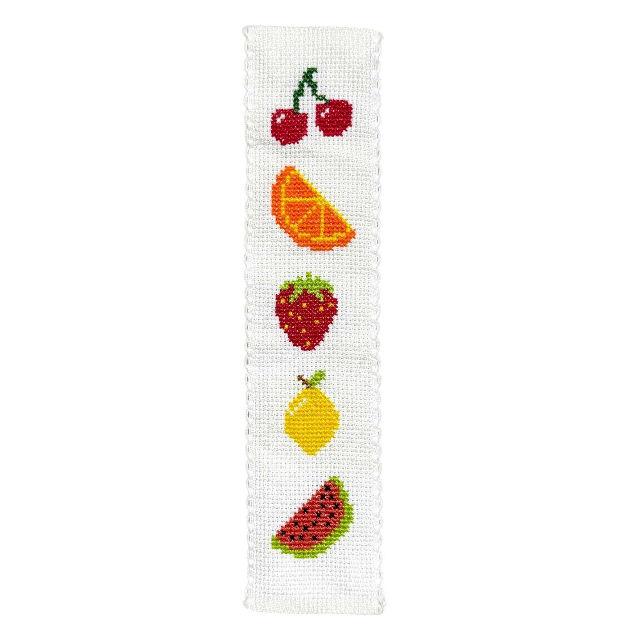 Summer Fruits Cross Stitch Bookmark Kit