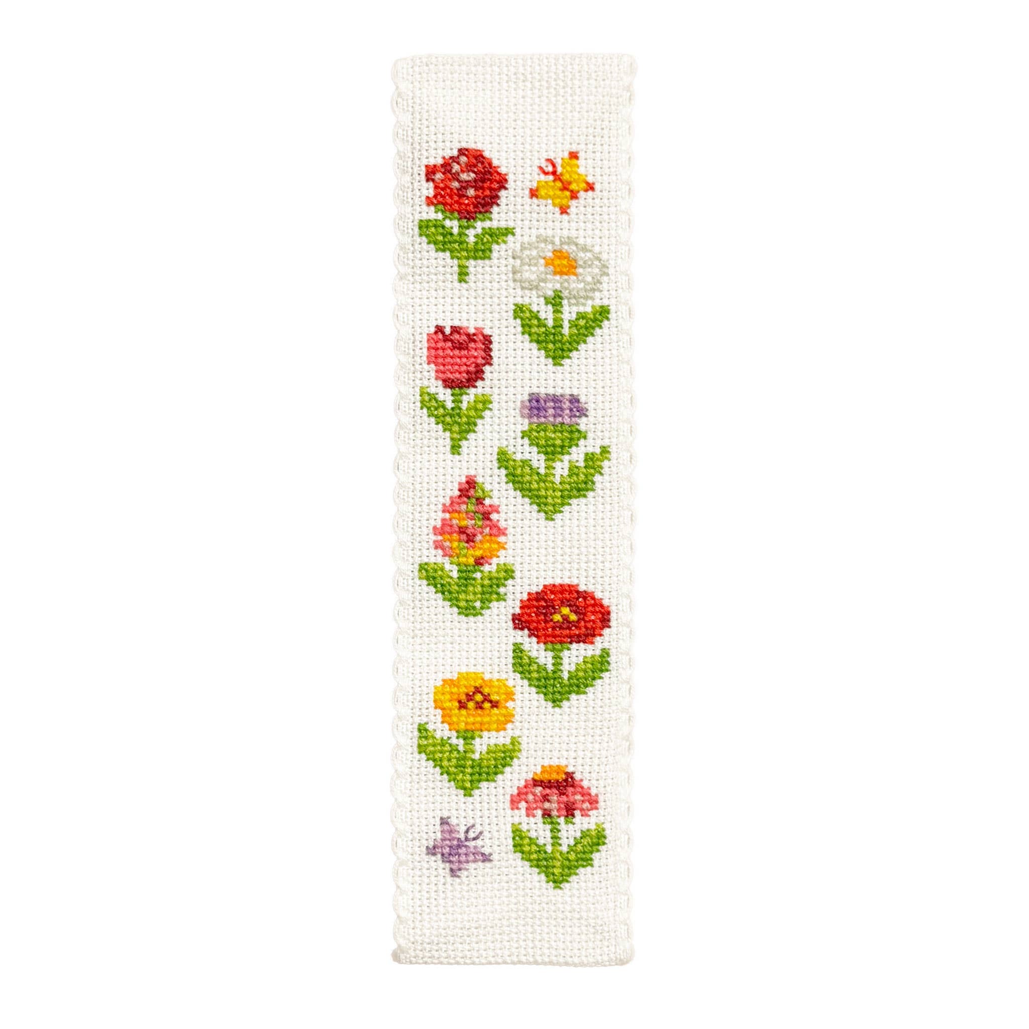 Cottage Garden Cross Stitch Bookmark Kit