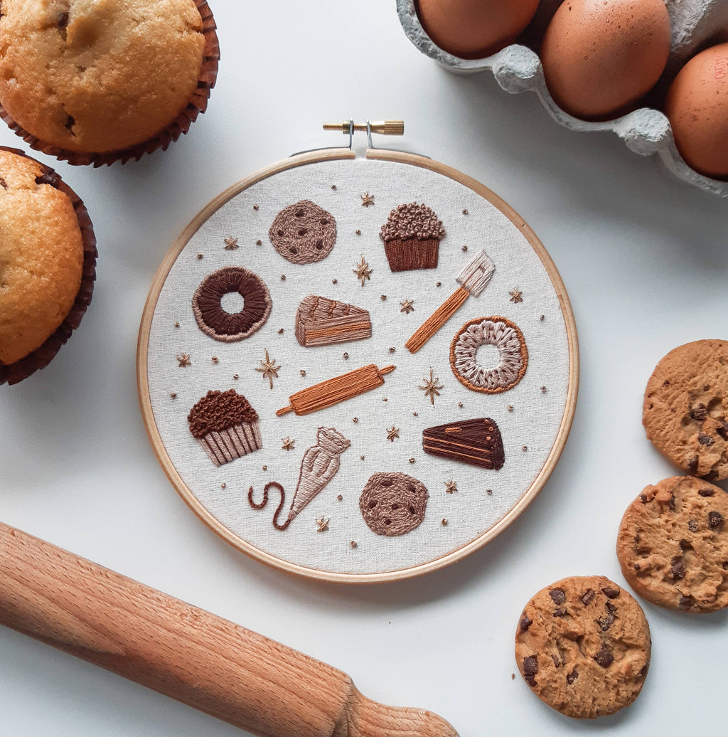 Embroidery kit - Bake it easy
