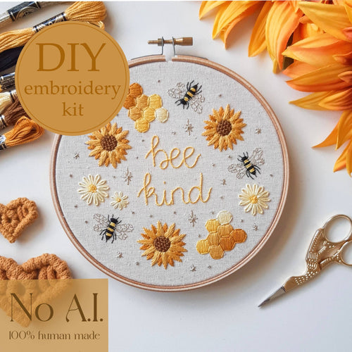 Embroidery kit - Bee kind