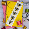 Buzzy Bees Cross Stitch Bookmark Kit