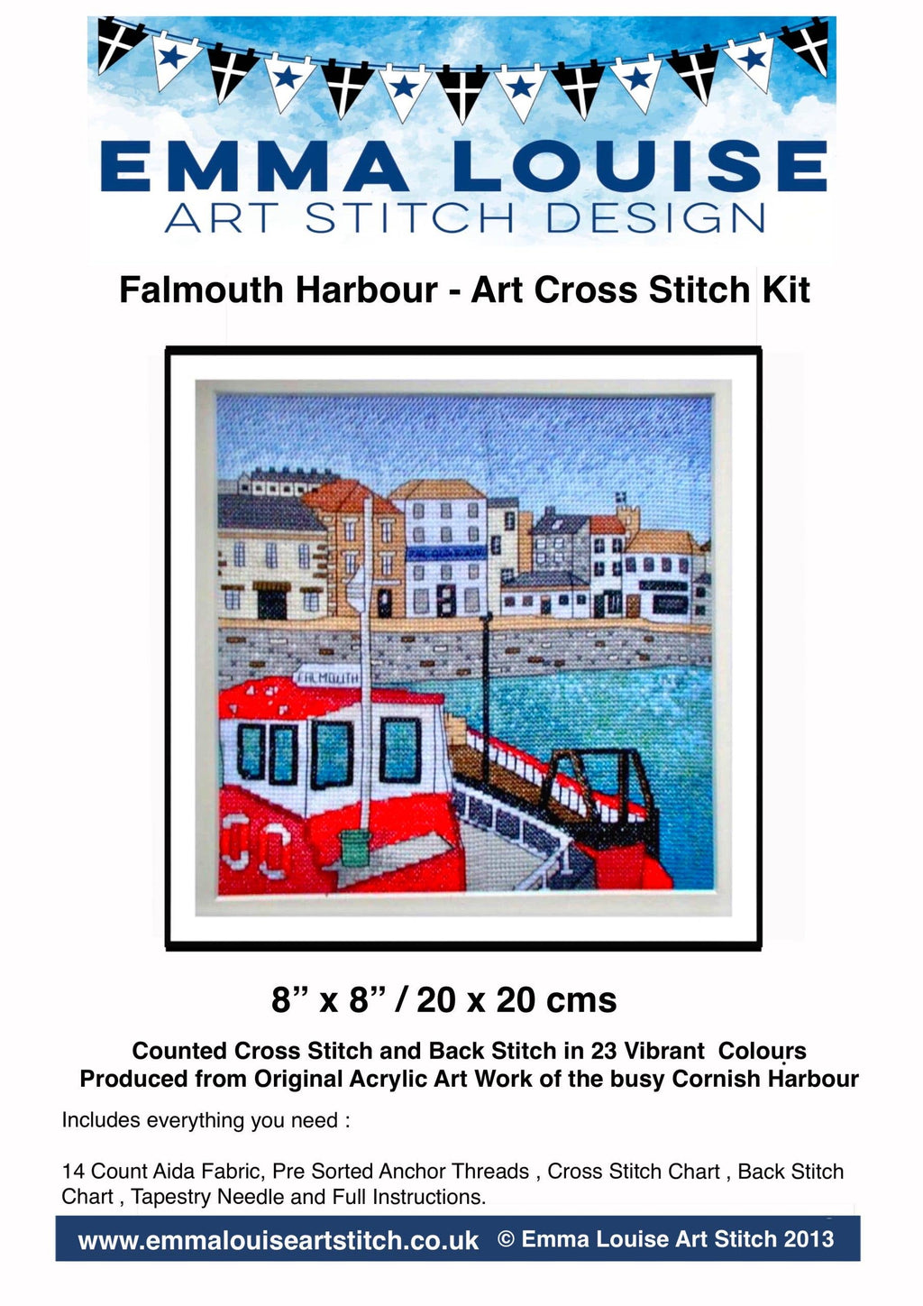 Falmouth Harbour – Art Cross Stitch Kit