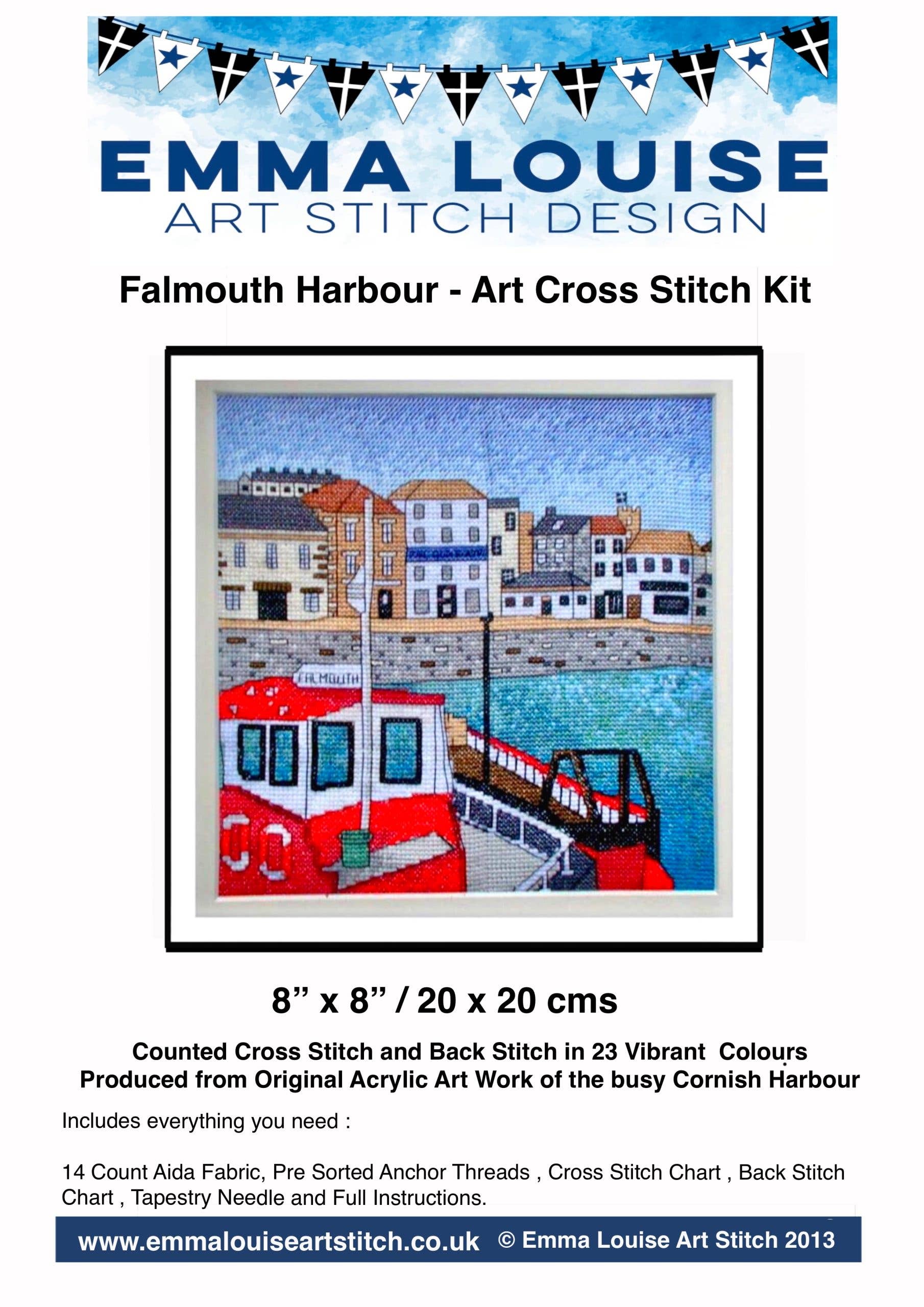 Falmouth Harbour – Art Cross Stitch Kit