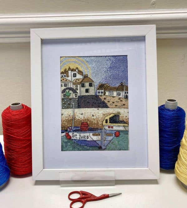 ST Ives – North Harbour Art Cross Stitch Kit ,Cornwall Cross Stitch Kit