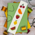 Summer Fruits Cross Stitch Bookmark Kit