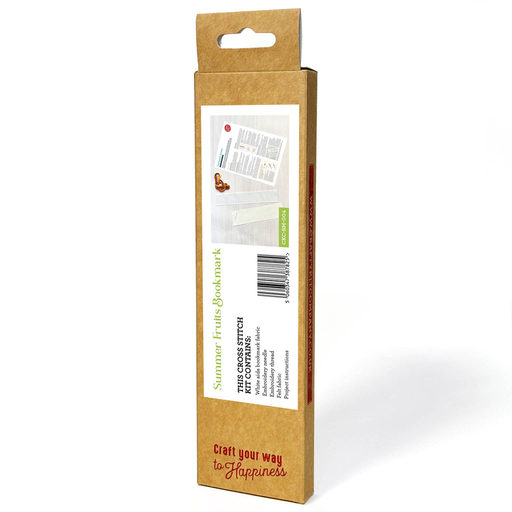 Summer Fruits Cross Stitch Bookmark Kit