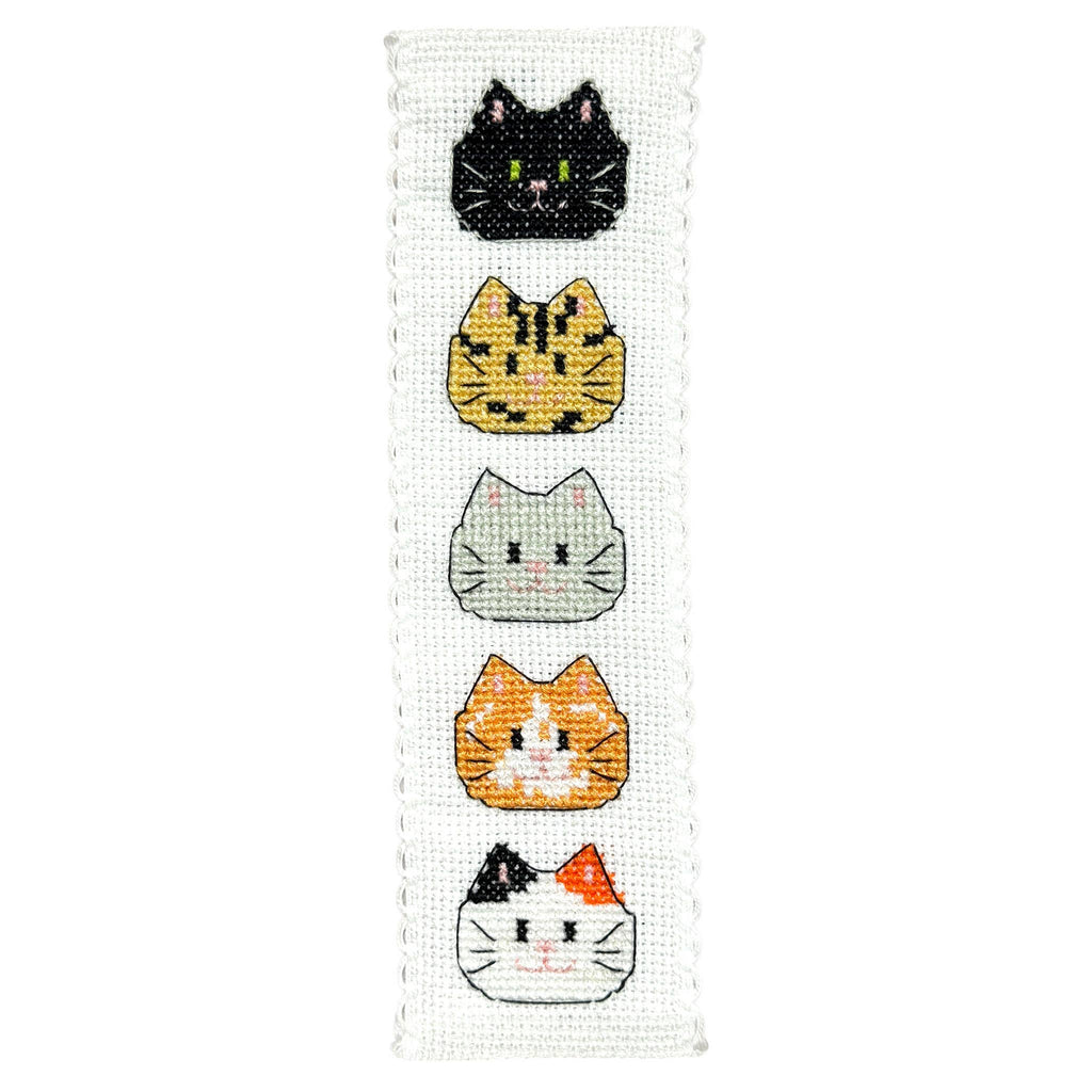 Kitty Cats Cross Stitch Bookmark Kit