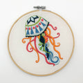 Jellyfish Embroidery Kit - Boxed with Hoop