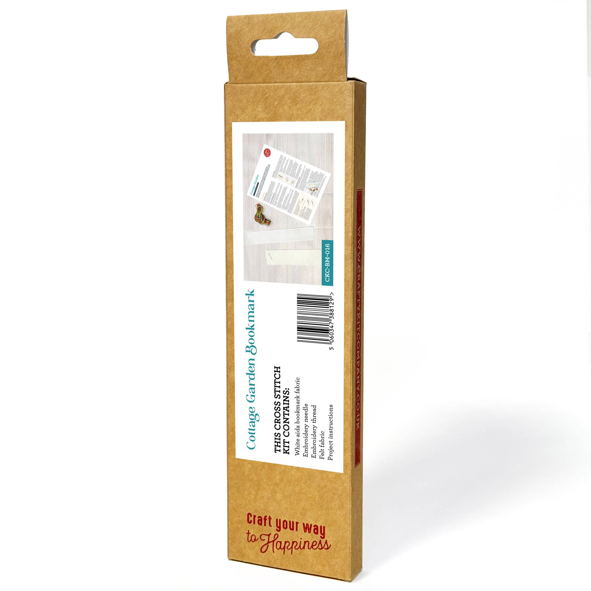 Cottage Garden Cross Stitch Bookmark Kit